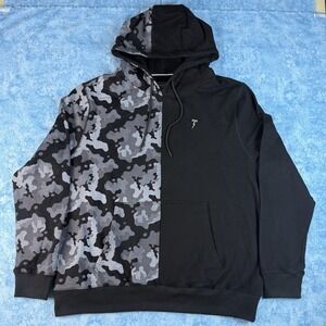 Tackma Split Hoodie Mens 3XL Black Camouflage Pullover